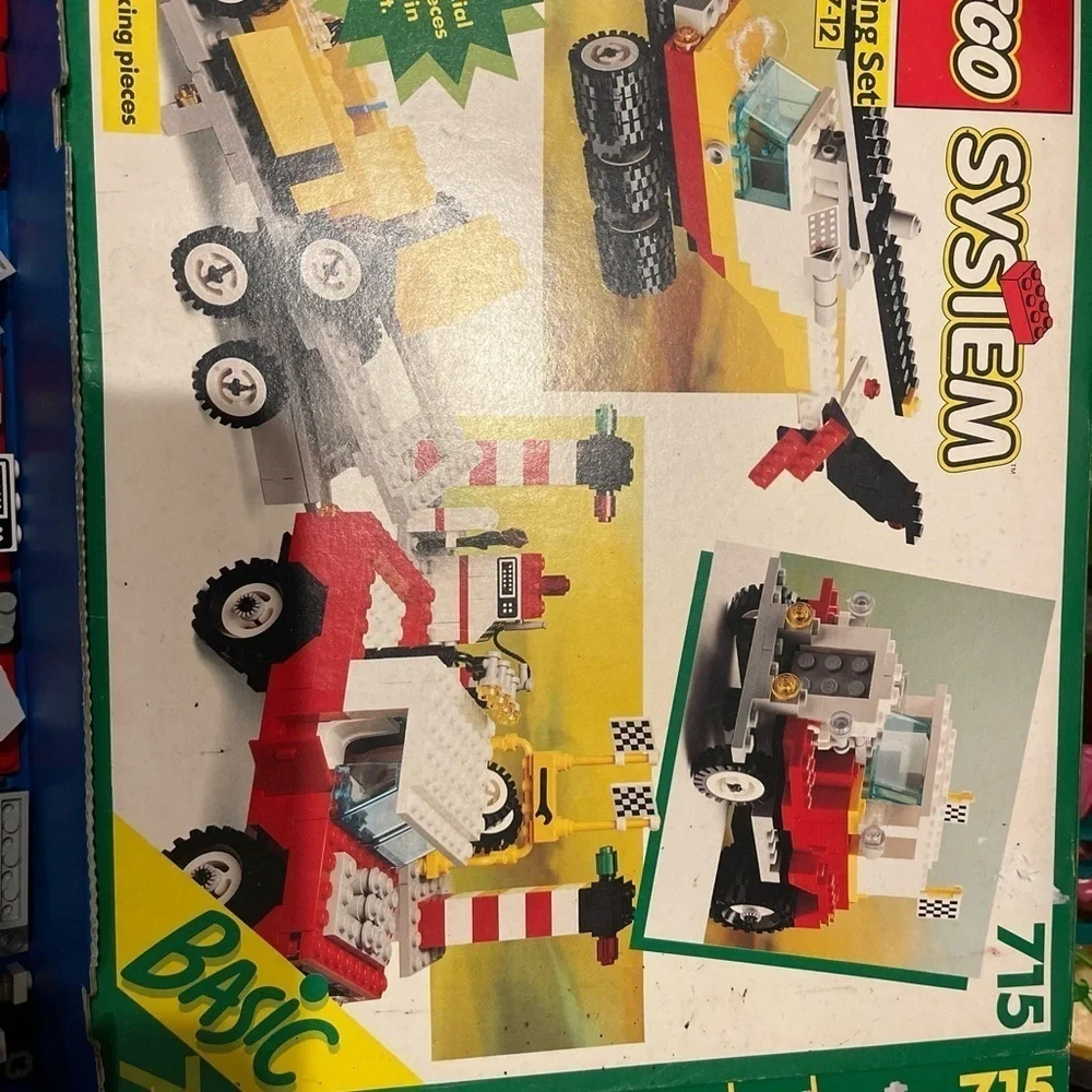 Vintage LEGO System Building Toy Basic Set 715 Incomplete 1990
